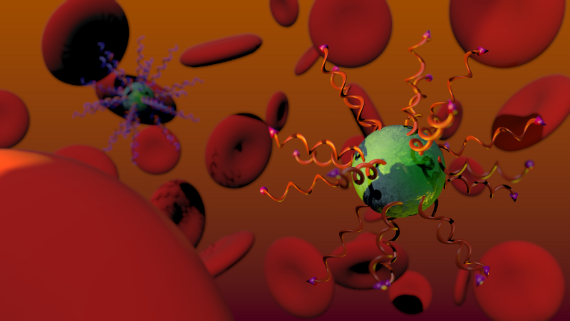 DNA Materials in Blood - Blender Render